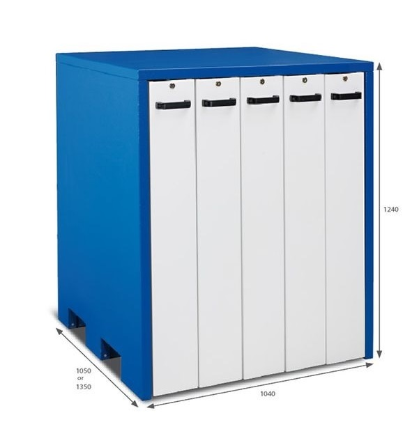 40.652 B Gereedschapkast - 5-deurs / 40.652 B
Body Blauw RAL 5010
Treklade Wit RAL 9016